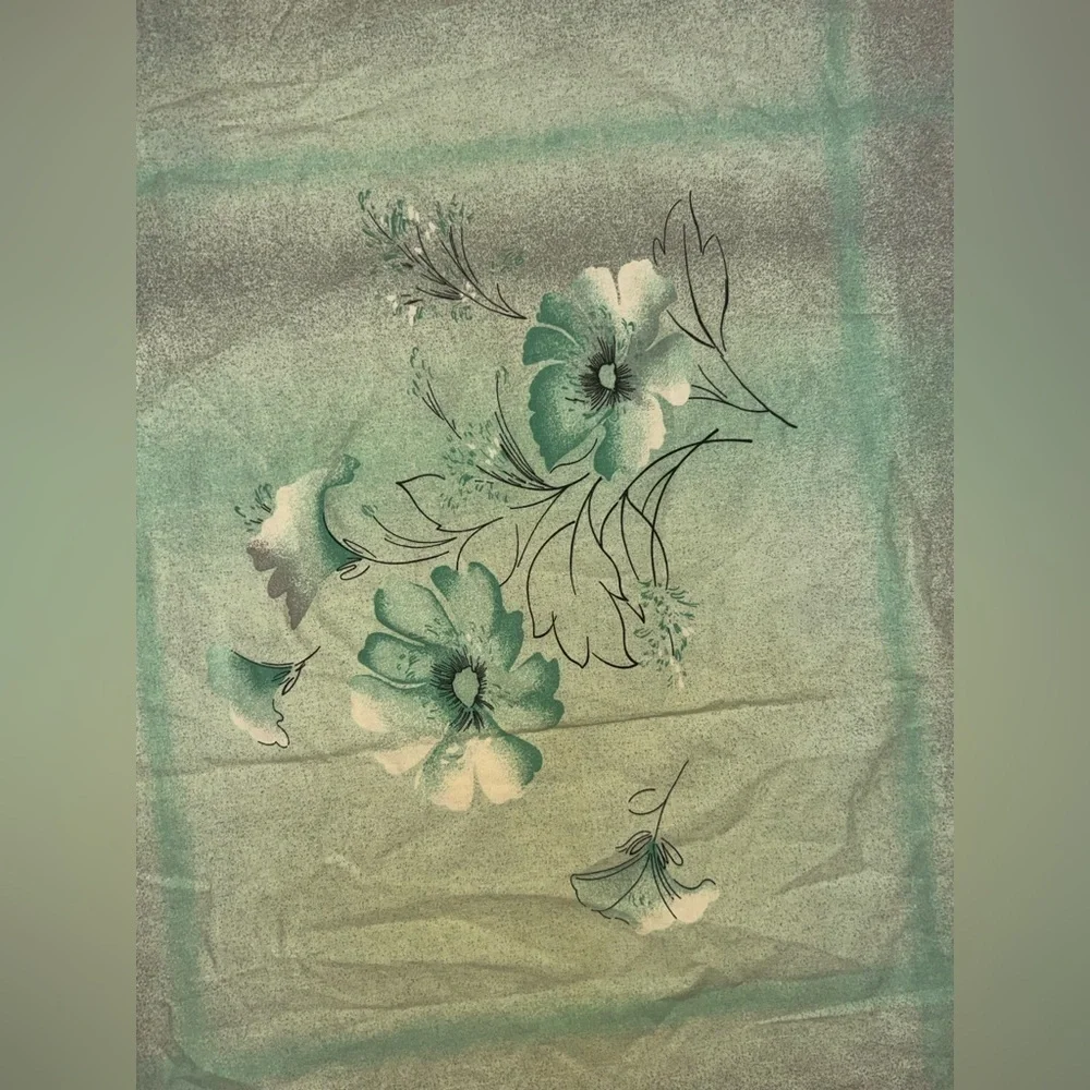 Set of 2 Oversized Vintage Floral Pillow Shams Cotton Cottagecore Pillowcases